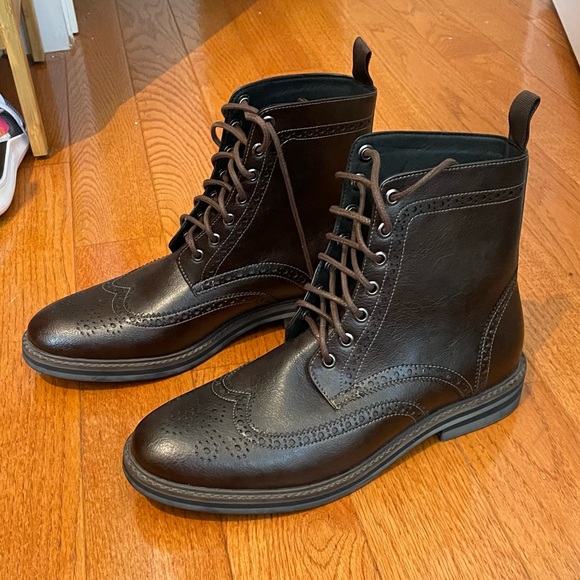 brave gentleman Shoes Brand New Vegan Leather Boots Brave Gentleman